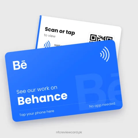 Behance NFC Card, front and back