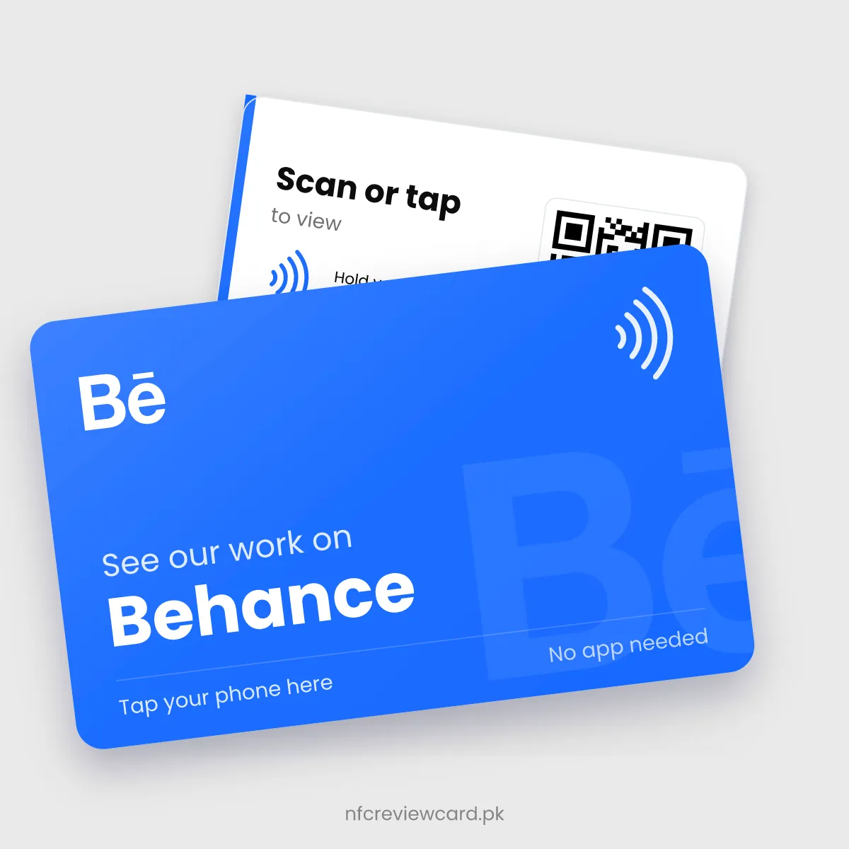 Behance NFC Card, front and back