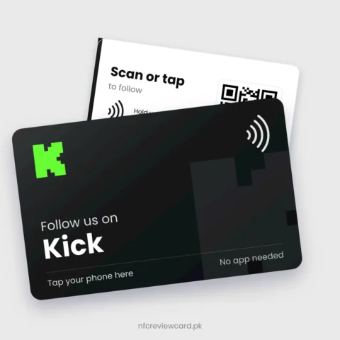 Kick NFC Card, front and back