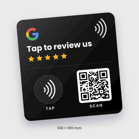 NFC Review Plate – Desk Smart Tag