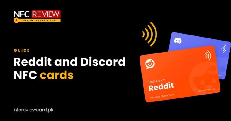 Reddit and Discord NFC Cards for Communities and Gaming Cafés