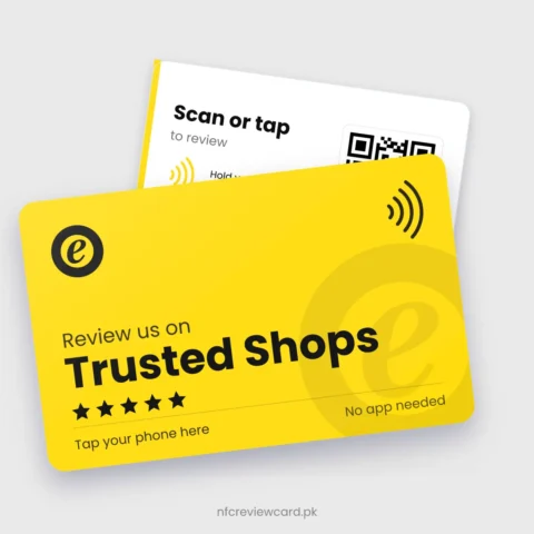 Trusted Shops NFC Card, front and back