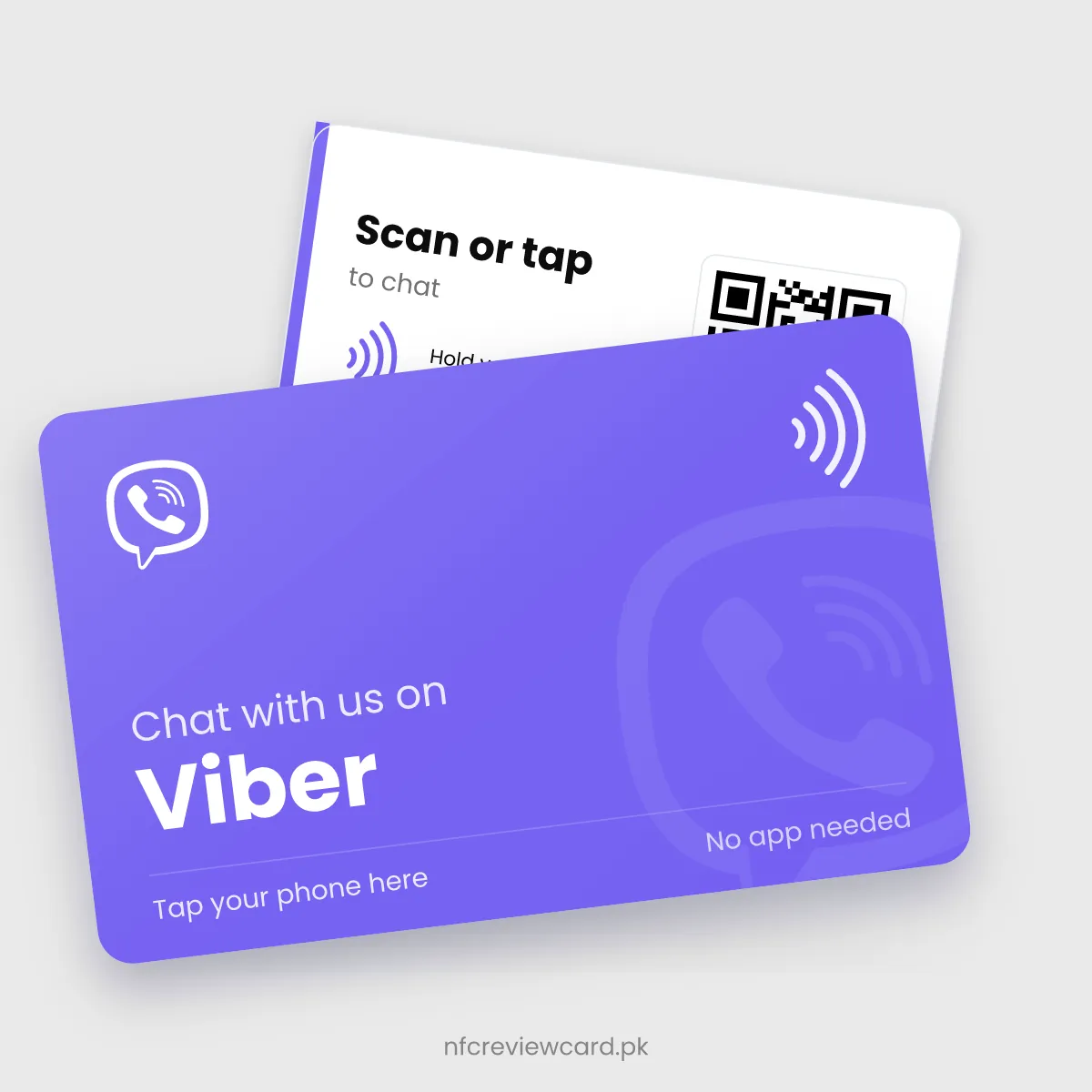 Viber NFC Card, front and back