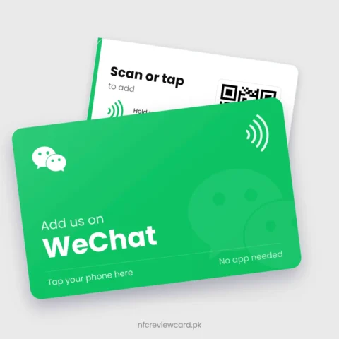 WeChat NFC Card, front and back