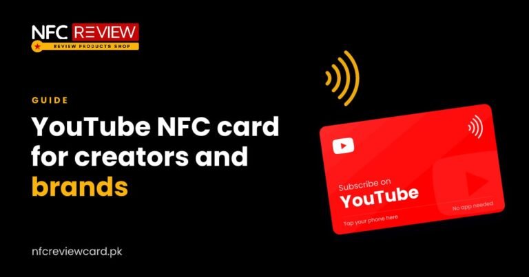 YouTube NFC Card: Get More Subscribers Offline